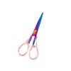 Transparent Rose Gold Acrylic Heavy-Duty Office Scissors for DIY and Student Use