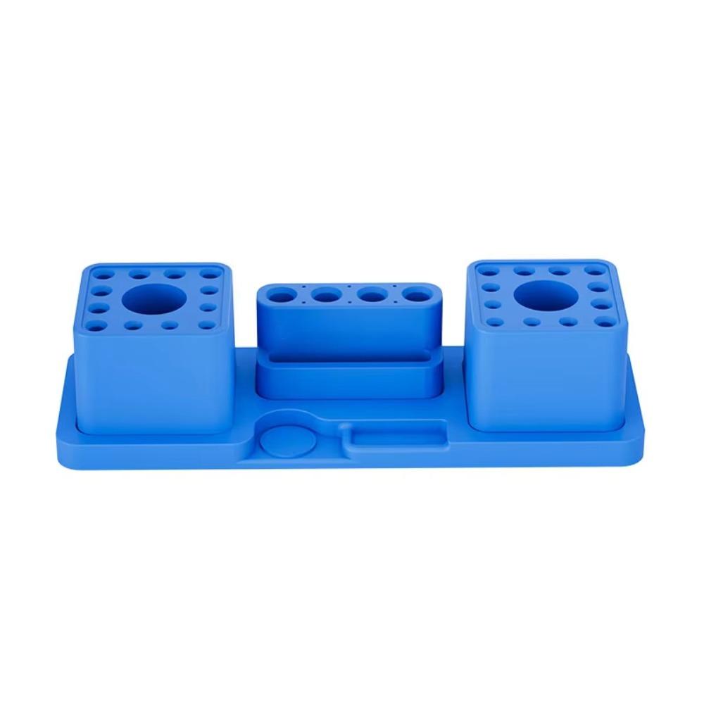 Silicone Material Multi-function Storage Box Detachable Storage Box Screwdriver Storage синий
