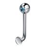 1Pc Steel Fashion Stainless Ring Genital Vertical Barbell Body Piercing Jewelry Gift