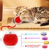 1/2/3Pcs Cat Interactive Ball Toys with Faux Tail USB Rechargeable Electric Pet Ball Automatic Interactive Cat Smart Toy Ball