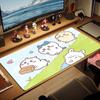 Usagi Print  Cushion Non-slip Laptop Tablet Big Mousepad XXL Mat Mini PC Playmat With Lock edge