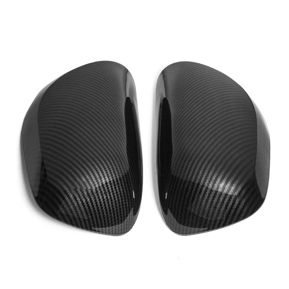 2pcs Side Mirror Cover Trim For Toyota Yaris 2007 2008 2009 2010 2011 Prius 2004-2009 Mirrors Carbon Fiber Car Rearview Mirror