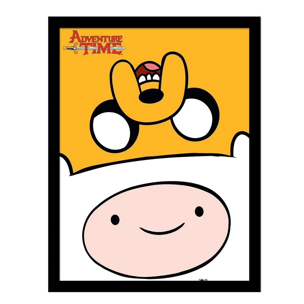 Adventure Time Finn And Jake Framed Poster