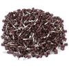 500pcs Set E2508 Cold Pressed Terminal Tubes Insulated Terminals Cable Connector(brown)