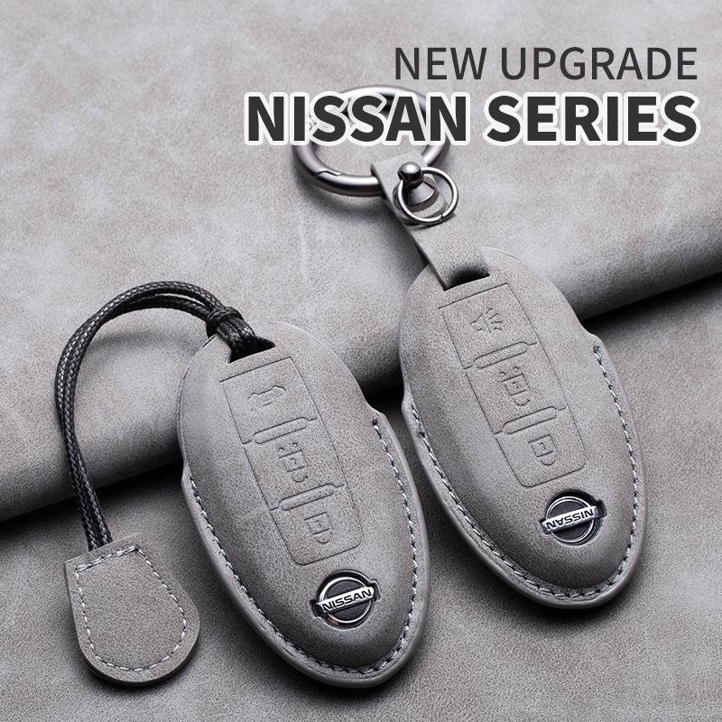 Car Key Remote Case Cover Holder For Nissan Tiida Qashqai J11 J10 Micra Kicks Altima X-Trail Fuga Navara Leaf Note Sentra Murano