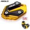 For YAMAHA R7 YZF-R7 YZF R7 R 7  2022 2023 side bracket extension pad bracket plate enlargement and tire air valve cover