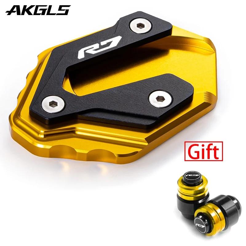 For YAMAHA R7 YZF-R7 YZF R7 R 7  2022 2023 side bracket extension pad bracket plate enlargement and tire air valve cover