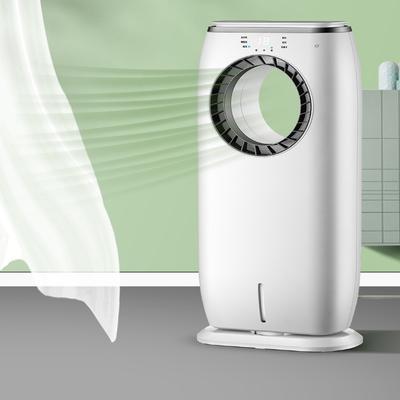 Water-Cooled Air Conditioning Fan Chiller Leafless Electric Refrigeration Cooling Remote Timer Humidifier Conditioner Cooler