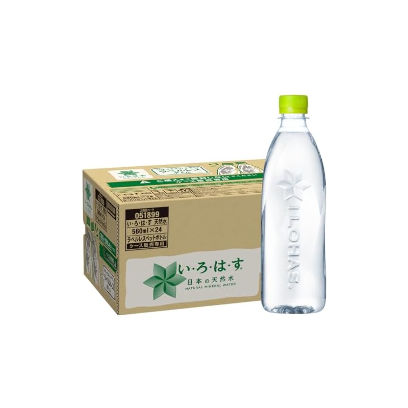 I LOHAS Label-Free 560ml x 24 bottles (Water, Natural Water)