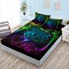 New Gamepad Gaming Sheet Bed Mattress Protector Gamer Bedding Elastic Fitted Sheet Kids Boys Bed Cover Twin Full Queen King Size