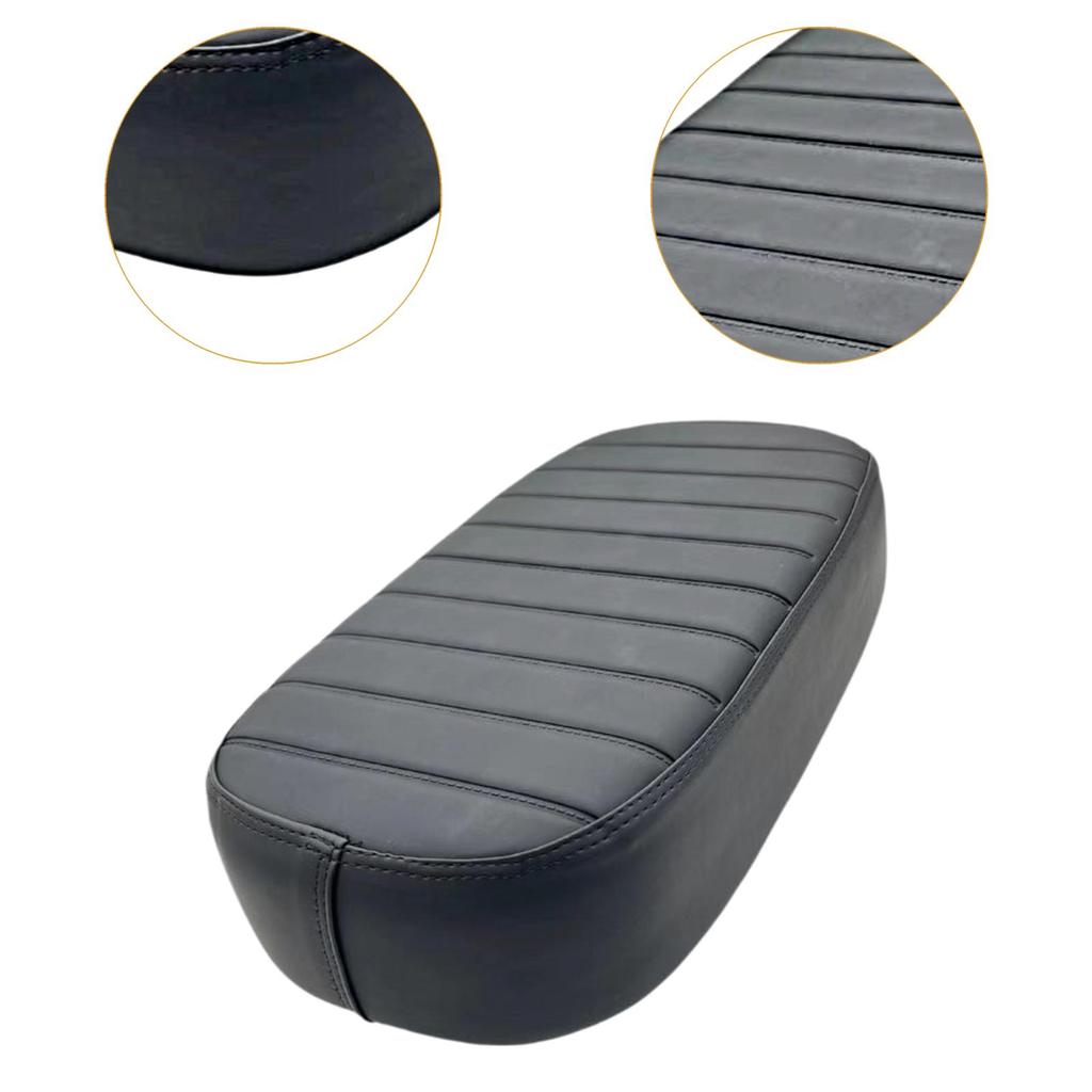 Bicycle Manned Seat Pad Rear Passenger Cushion Practical Universal Leather Soft Saddle