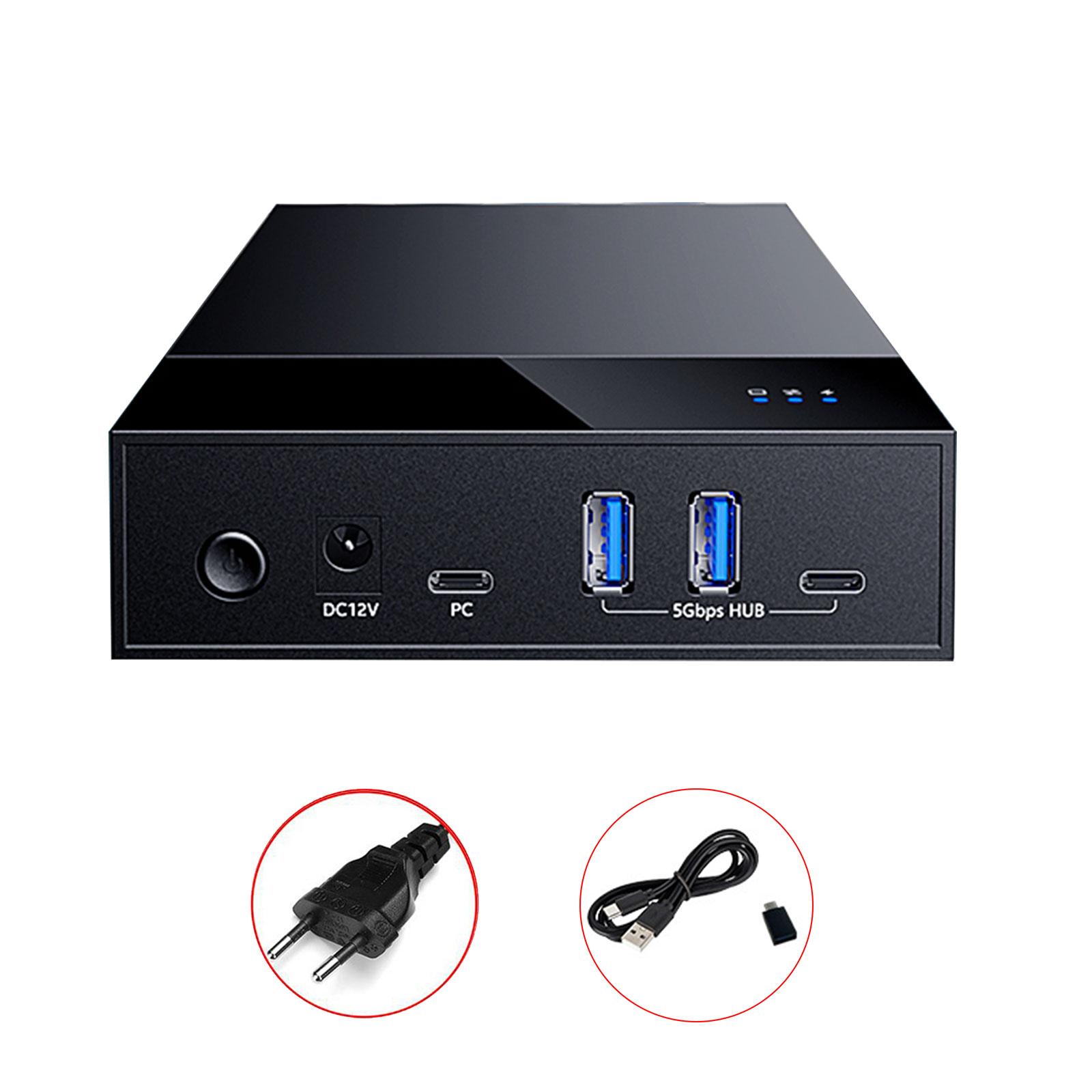 

Корпус для внешнего жесткого диска USB 3.0 для 3,5 и 2,5-дюймовых SSD/HDD до 20 ТБ с поддержкой UASP TRIM EU