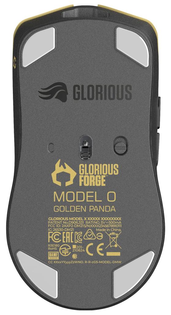 Glorious Model O Pro Wireless - Golden Panda - Ultra-lightweight, Durable, High-performance Wired and Wireless Gaming Mouse (GLO-MS-OW-GP-FORGE MS623)