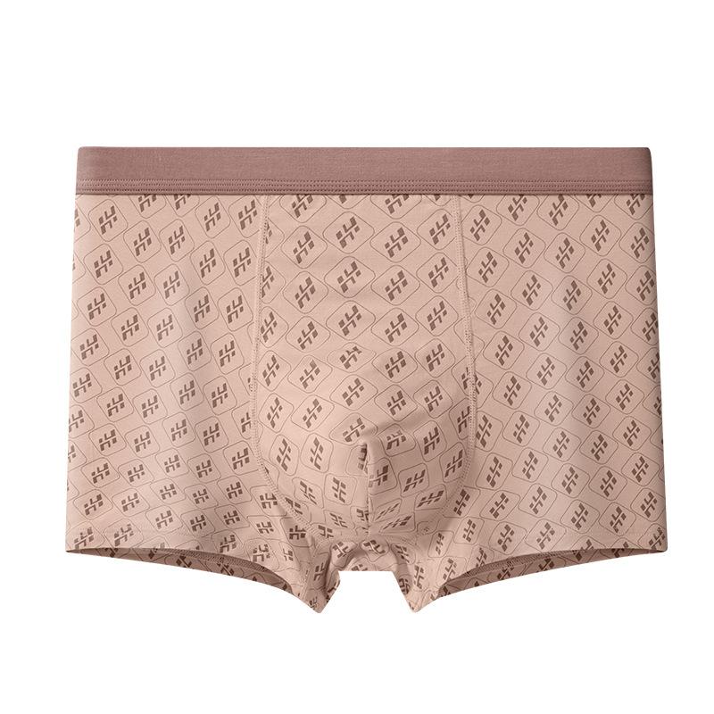 Men's Underwear Loose Plus Size High Waist Seamless Flat Corner Underwear Thin Four Corner Shorts