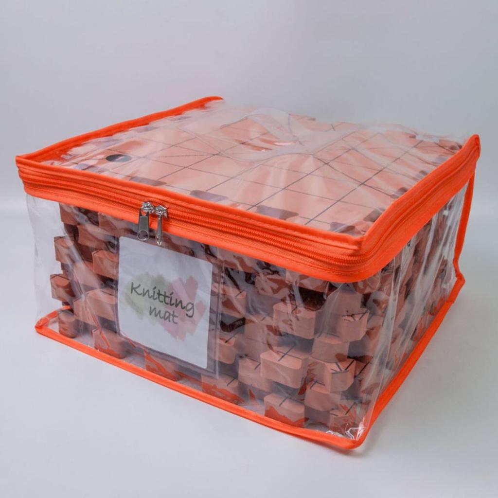 9 Pieces Crochet Blocking Board Knitting Blocking Mats Thick Grids Board Crochet Accessories Gift for Craft Enthusiasts