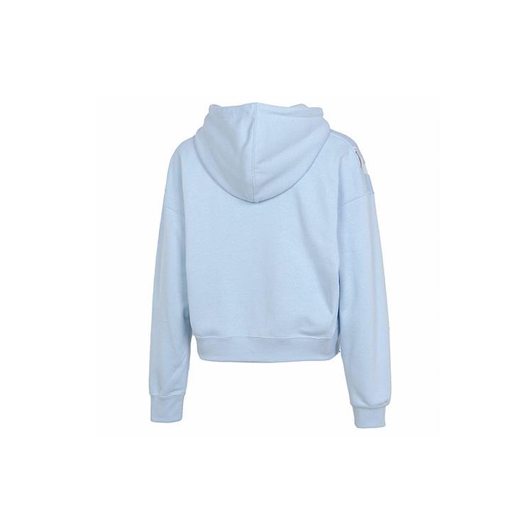 (WMNS) Air Jordan Funny Pattern Knit Short Pullover Hoodie Light Blue Women's DD9296-438