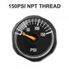 Mini Pressure Gauge with 1/8NPT Thread Compatible with Applications