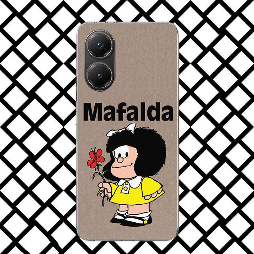 Mafalda Cartoon Phone Case for Xiaomi Poco F7 Ultra X7 X6 X5 Pro X4 Gt M8 M7 Redmi 15 15C 13 13C 12 12C Soft Cover Fundas Poco F
