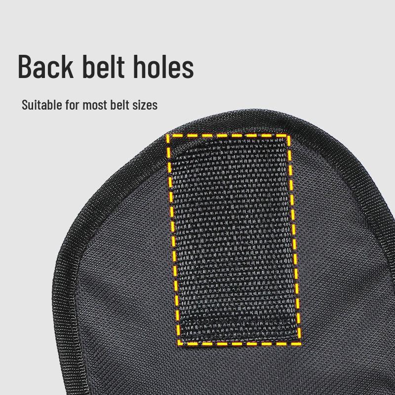 Adjustable Electrician's Tool Belt with Drill Holster - Lightweight Oxford Cloth for Convenient Tool Storage