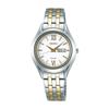 SEIKO SELECTION STPX033 Ladies Watch - Solar - Silver & Yellow Gold