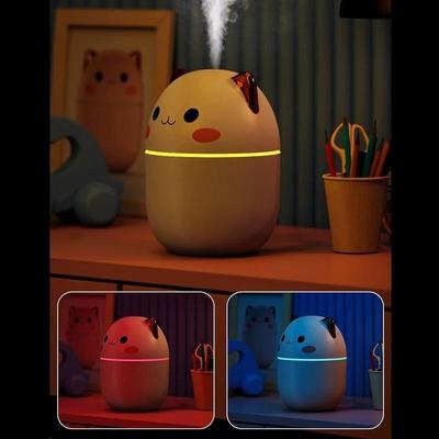 250ml Mini Air Humidifier USB Cool Mist Aroma Diffuser with Colorful Light Home Bedroom Car Humidifier Purifier