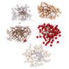 300PCS Artificial Berries 5 Color 10mm Simulated Berries Ornaments Crafts Holiday Home Decor