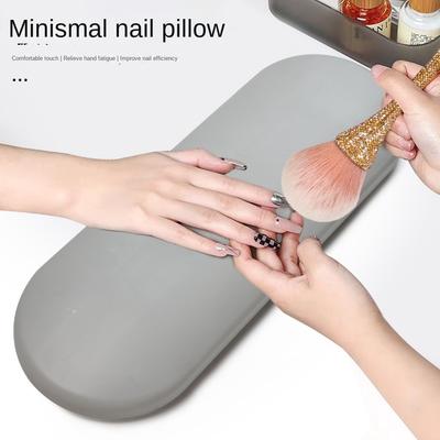 Portable Nail Hand Pillow Professional Nail Art Stand Non Slip Manicure Table Mat
