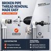 מחלץ הברגות צינורות ל-1/2", 3/4", 1" הברגות פנימיות שבורות, מחלץ ברגי צנרת לתיקון