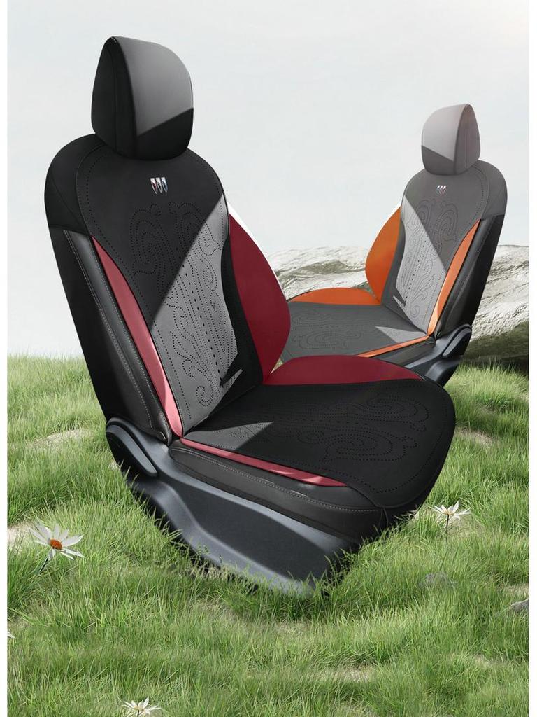 Buick Verano Pro Suede & Leather Car Seat Cover - All-Season Breathable Cushion