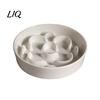 Slow Feeder for Dogs Elevated Pet Feeder, Ceramic Dog Bowl with Stand, Prevents Dish Choking, Protects Spine, Raised Food Cats Spine Protection