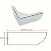 4Pcs Durable Heavy Load Bearing Furniture Legs Metal Cabinet Three-pronged Feet Triangle Sofa Legs DIY Furniture Hardware Legs