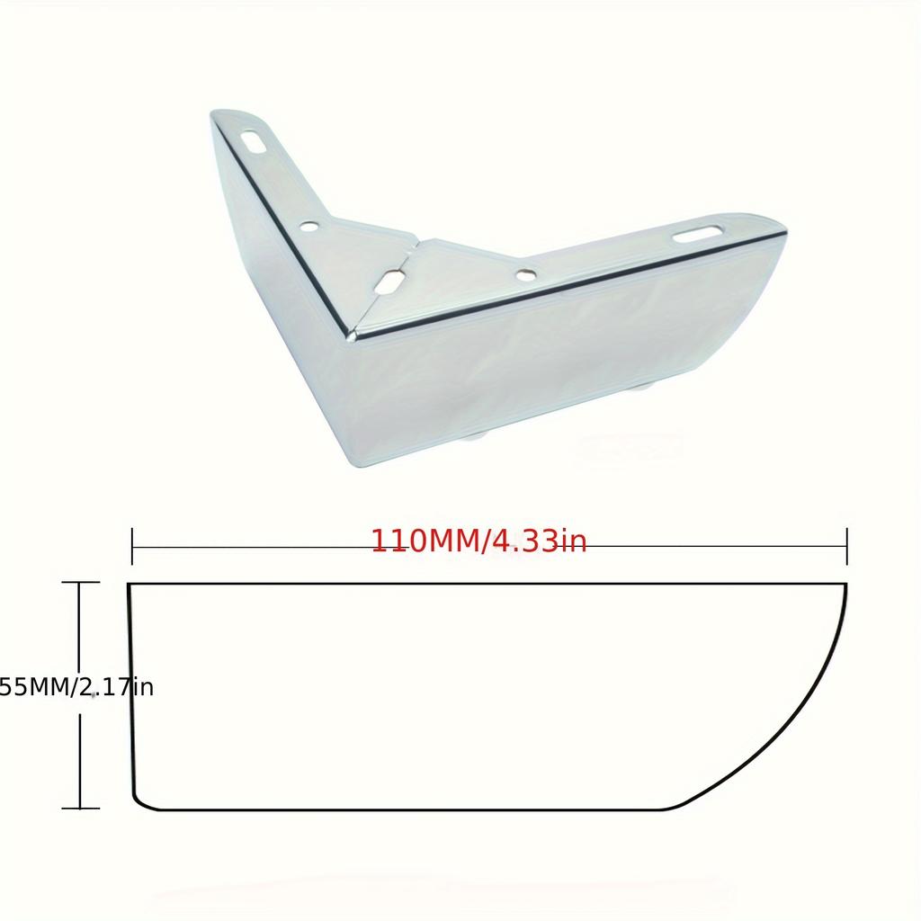 4Pcs Durable Heavy Load Bearing Furniture Legs Metal Cabinet Three-pronged Feet Triangle Sofa Legs DIY Furniture Hardware Legs