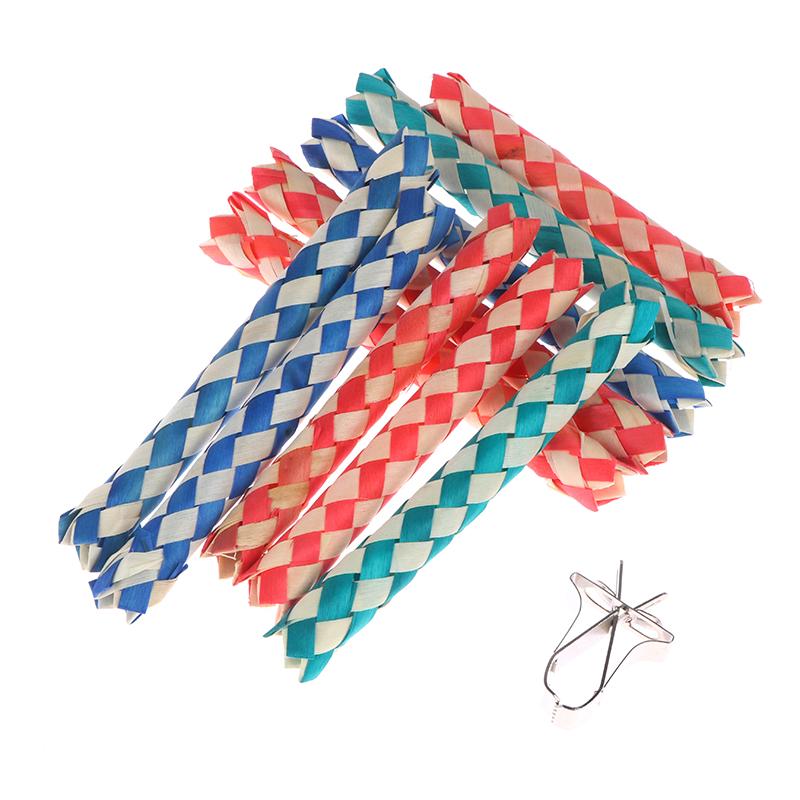 5Pcs 15Cm Finger Traps Bamboo Tube Finger Traps Kids Prank Toys Party Gifts Chinese Bamboo Toys