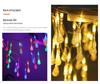 LED Bubble Ball Water Drop Colorful Outdoor String Lights, Battery/USB Powered for Camping & Festival Decorations