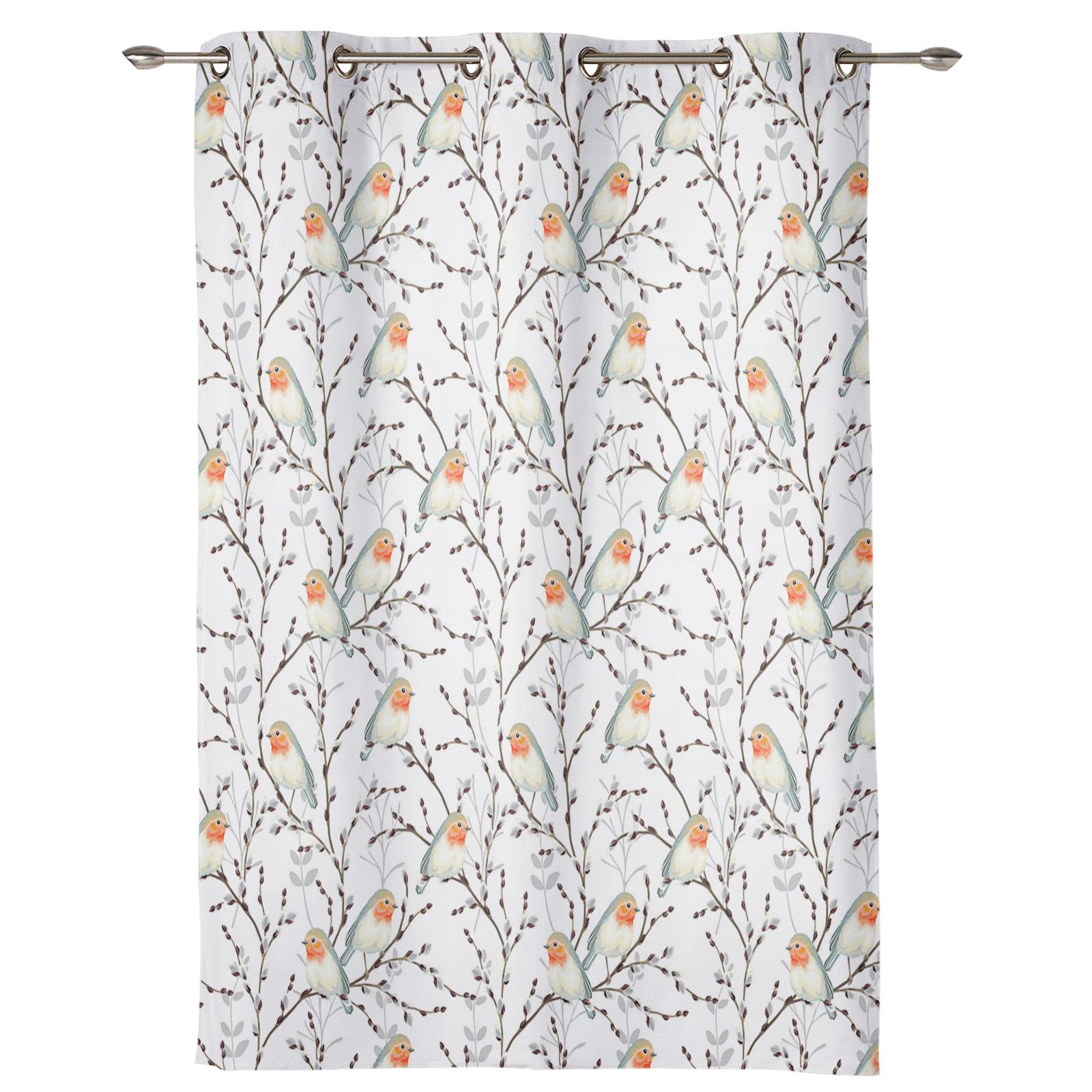 

Растения, грибы, цветы, луна, современные оконные шторы для гостиной, спальни, кухонные шторы, шторы 135W x 60H(cm) x1