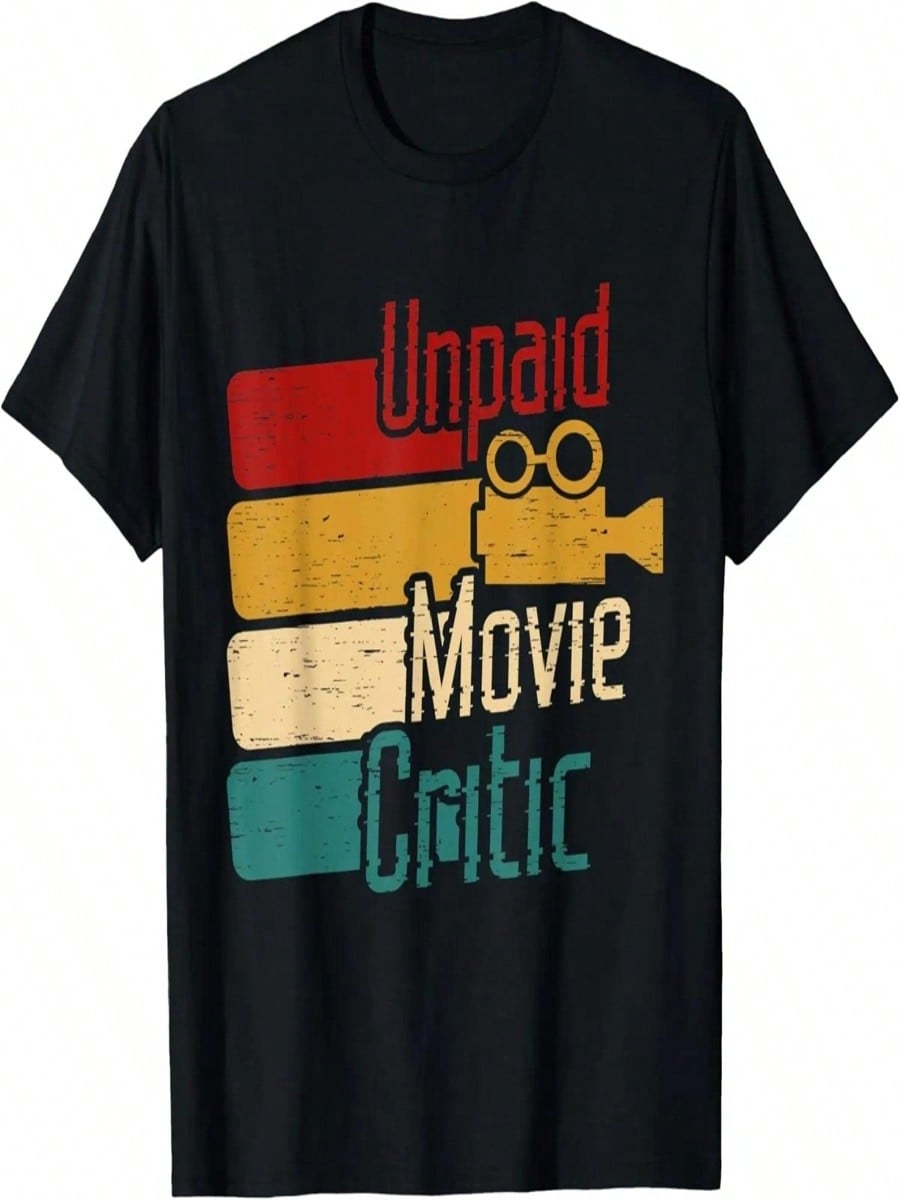 Unpaid Movie Critic For A Movie Buff T-Shirt S разноцветный