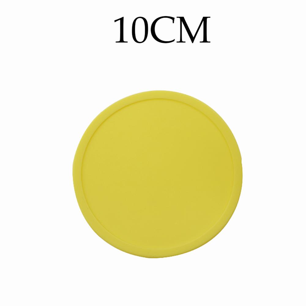 1 PieceAnti Slip and Anti Overflow Coaster Tea Cup and Coffee Coaster Circular Mold Silicone Insulated Table Mat for Home Use