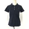 MARGARET HOWELL Japan Made Short Sleeve Polo Shirt Navy Size 2 Ladies Cotton Tops(USED)
