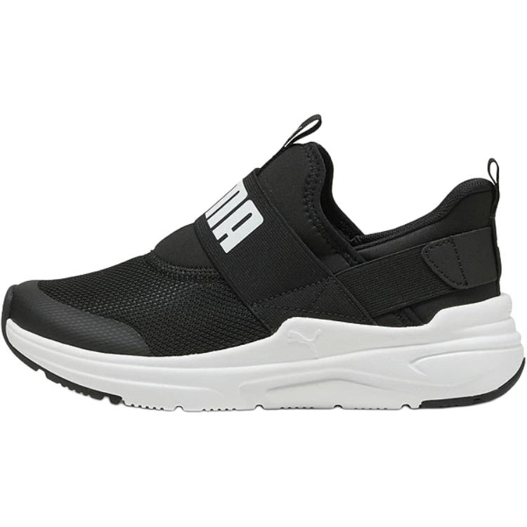 Puma Softride Wired 2 Ease In Jr Comfortable Versatile Durable Low Top Kids Running Shoes Kids sneaker Black 402831-01