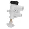 385314349 Camper Toilet Valve Kit ABS Plastic Pedal Flush Valve RV Water Valve Kit  Camper Toilet