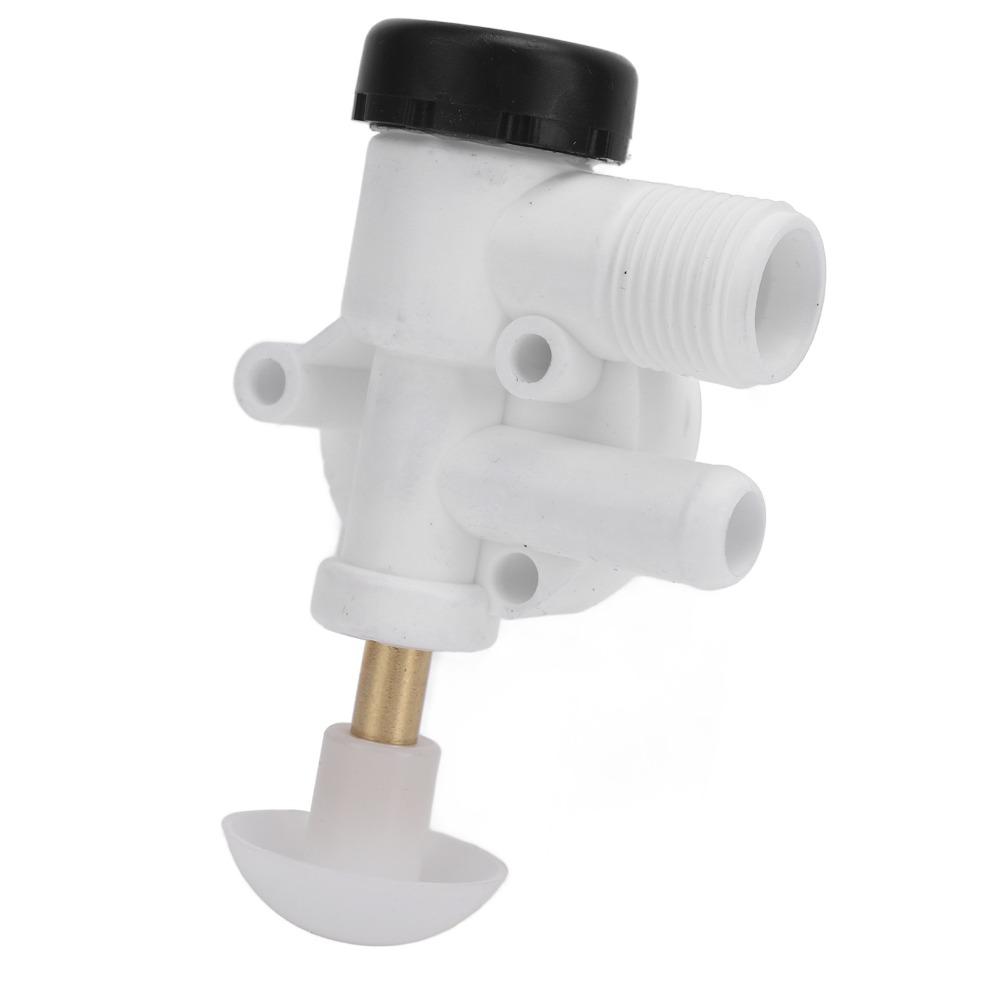 385314349 Camper Toilet Valve Kit ABS Plastic Pedal Flush Valve RV Water Valve Kit  Camper Toilet