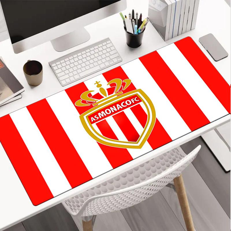 As Monaco Fc Crest Mouse pad Mouse pad, Gaming Mouse Pad, keyboard pad, Desk Decor for computer notebook Fan Gift Birthday Gift