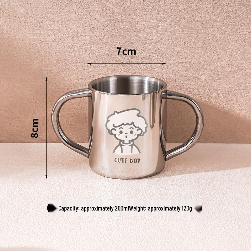 304 Stainless Steel Kids' INS Style Drink Mug