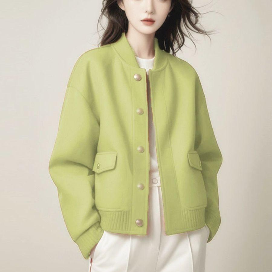 

Женская повседневная куртка-худи в китайском стиле, модный пуловер, верхняя одежда, трендовая свободная посадка, уличная одежда XL зелёный