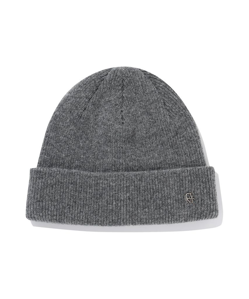 COVERNAT Authentic Cvnt Logo Wool Beanie Charcoal