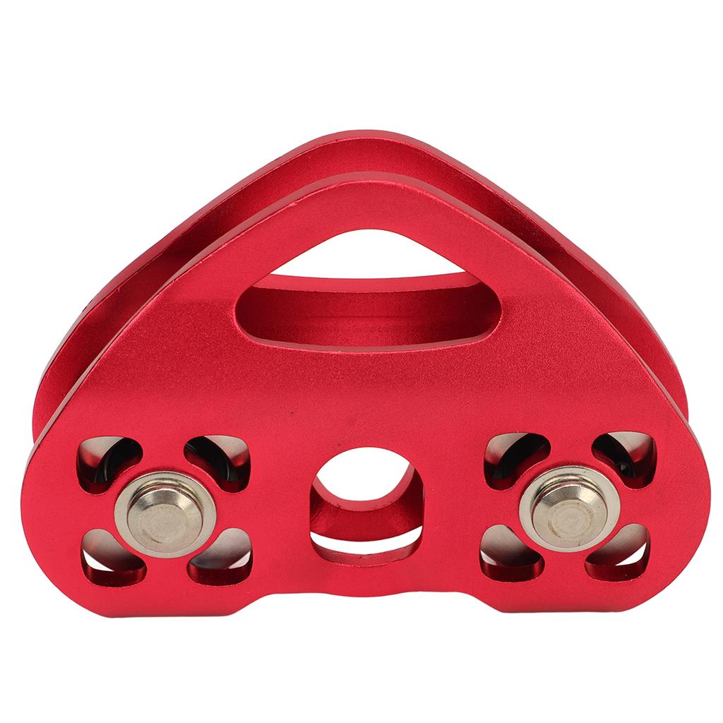 Mountaineering Climbing Double Axle Double Zip Line Trolley Steel Rope Heart Pulley Ropeway Rescue