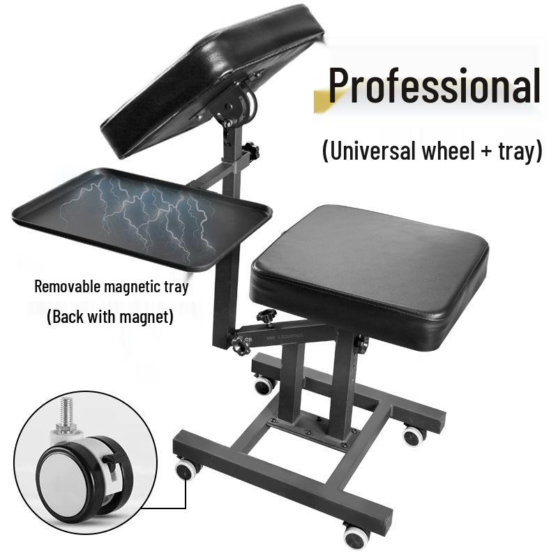 Taidu Gen 3 Multifunctional Tattoo Armrest & Wheeled Artist Chair with Tray