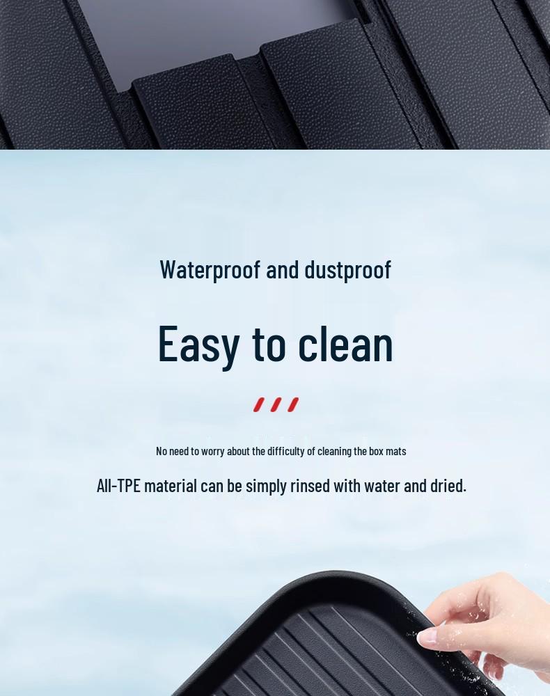 Tesla Model 3/Y Trunk Mats: Updated Front & Rear TPE Protective Accessories