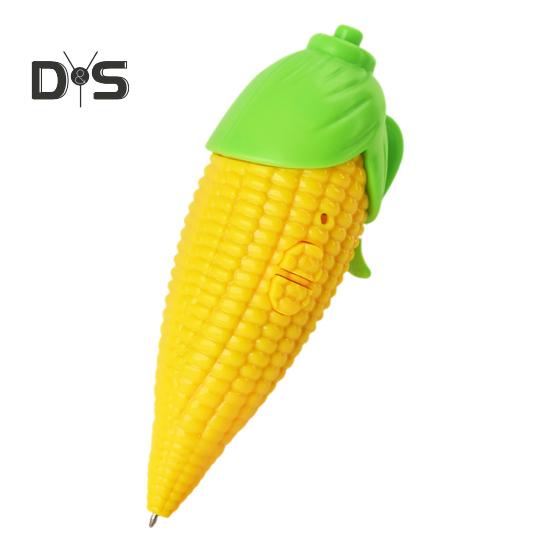 

Детская игрушка-ручка-регистратор с овощами, записывающая шариковая ручка в виде кукурузы и баклажана для малышей, мальчиков и девочек, обучающая электронная игрушка-ручка для записи Corn