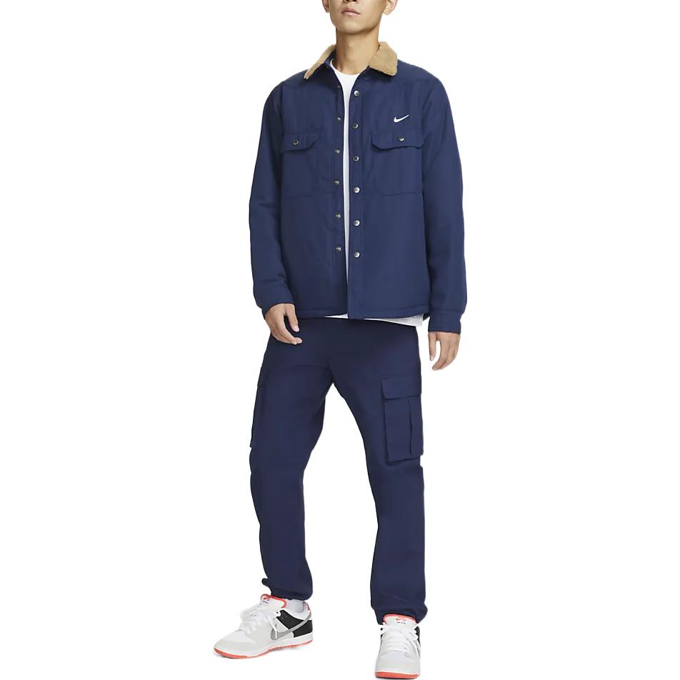 Nike Jackets Men's Blue Lapel Moderate Other DQ6329-410